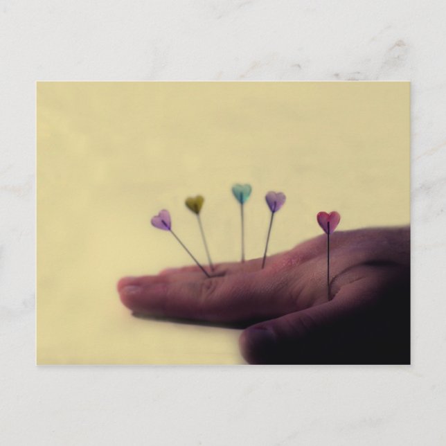 Love Acupuncture Postcard (Front)