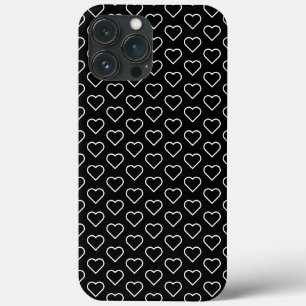 Love - Add Your Colours - Black White Elegant iPhone 13 Pro Max Case