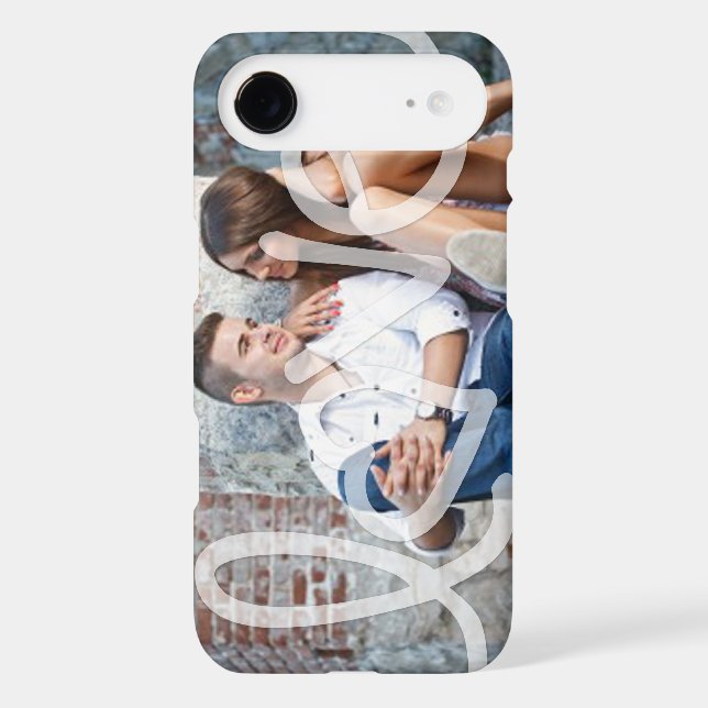 "Love" Add your photo Case-Mate iPhone Case (Back)