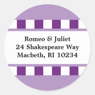 Love! Address Label - Purple