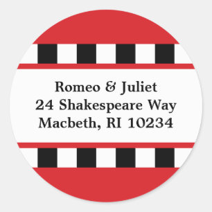 Love! Address Label - Red