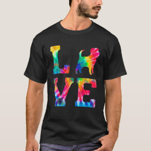 Love Affenpinscher Tie Dye Dog Mom Dad T-Shirt