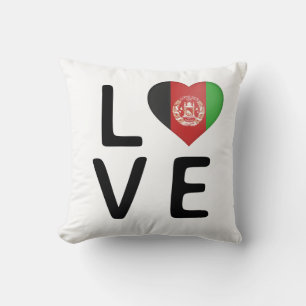 Love - Afghanistan Flag Cushion