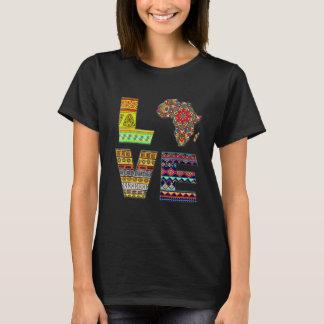 Love Africa African Kente T-Shirt