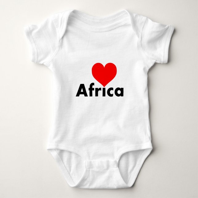 Love Africa Baby Bodysuit (Front)