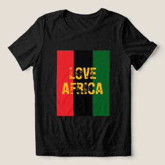 Love Africa T-Shirt Tri-Blend Shirt