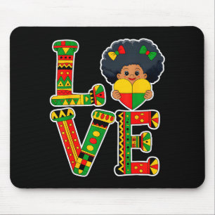 Love African Black History Month Strong African To Mouse Pad