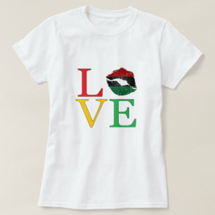LOVE Afrocentric Lips T-Shirt