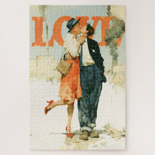 Love Against the Smoke Jigsaw Puzzle