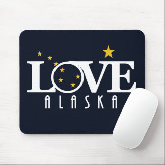 LOVE Alaska Mouse Pad