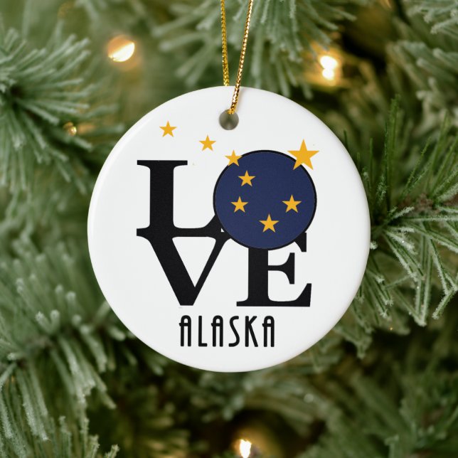 LOVE Alaska Ornament (Tree)