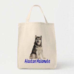 Love Alaskan Malamute Puppy Dog Tote Bag