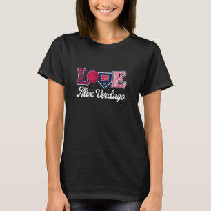 Love Alex Verdugo Atlanta Baseball MLBPA T-Shirt