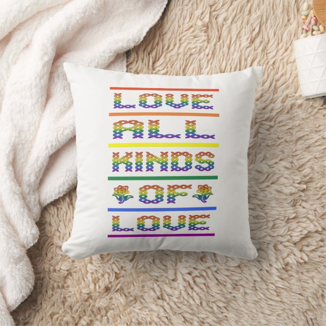 Love All Kinds of Love Cushion (Blanket)