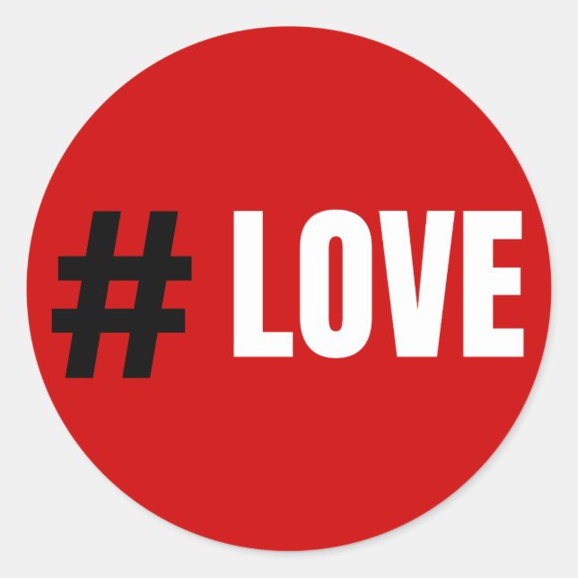 Love all Stickers  round  (Front)