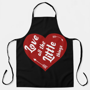 love all the little things design apron