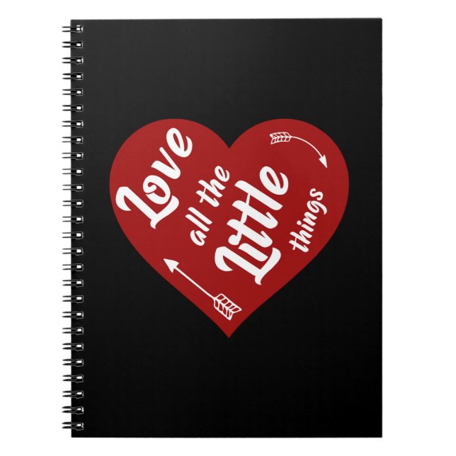 love all the little things design notebook (Front)