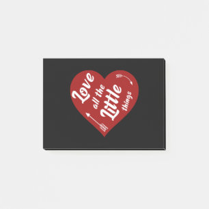 love all the little things design post-it notes