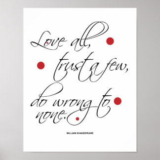 Love All, Trust a Few... Poster