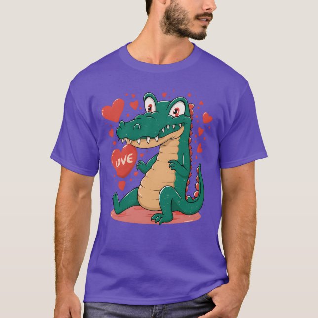 Love Alligator gift T-Shirt (Front)
