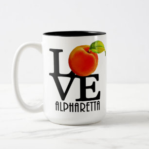 LOVE Alpharetta Georgia 15oz Two-Tone Coffee Mug