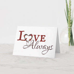 Love Always, Always on My Mind Forever in My Heart Card