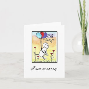 Love Always, Dog Art, Pet Sympathy Card