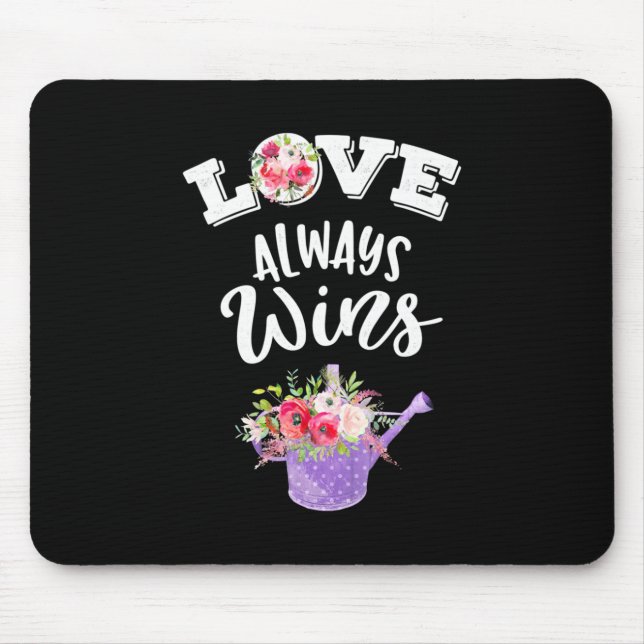 Love Always Win Mouse Pad (Front)