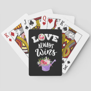 Love Always Win Playing Cards