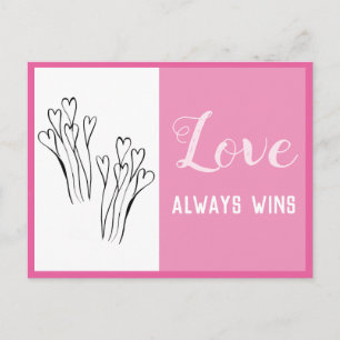 LOVE Always Wins Affirmation Card