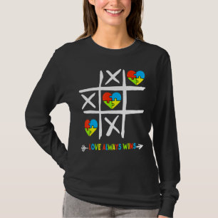 Love Always Wins Autism Awareness T-Shirt