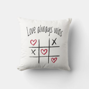 Love always wins cushion