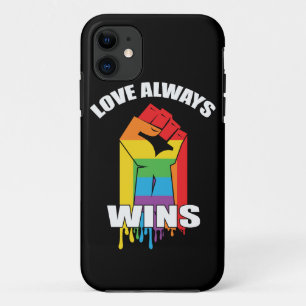 Love Always Wins Gay LGBT iPhone 11 Case