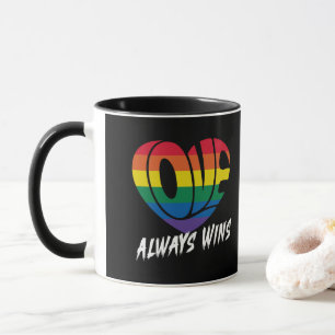 Love Always Wins LGBTQ Pride Mug