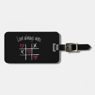 Love always wins luggage tag