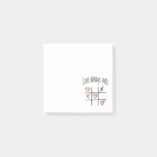 Love always wins post-it notes