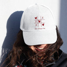 Love Always wins Quote l Red Hearts Playful