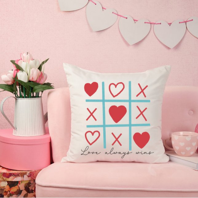 Love Always Wins Tic Tac Toe Cushion (Creator Uploaded)