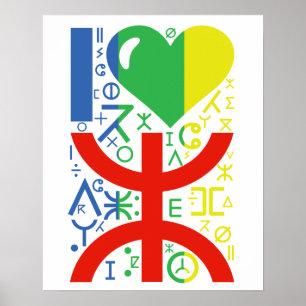 Love amazigh poster