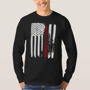 Love America I Hate Lockdowns T Shirt Funny Usa Fl