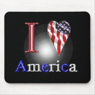 Love america mouse pad