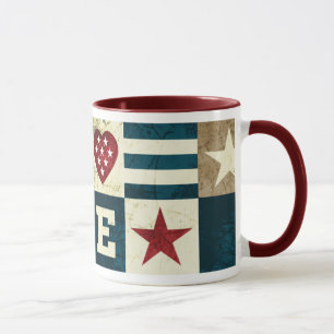 Love America Patriotic Mug