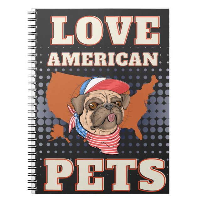 love american pets notebook (Front)