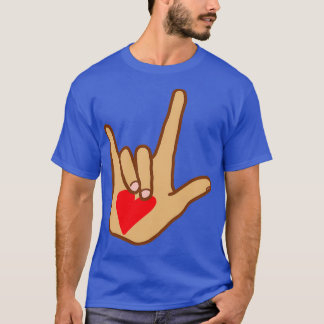 Love American Sign Language Hand T-Shirt