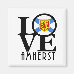 LOVE Amherst Magnet