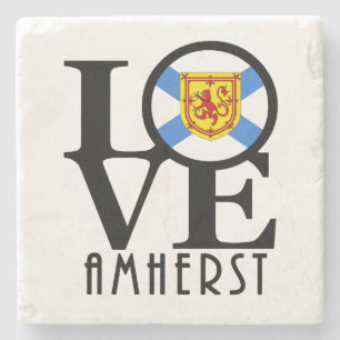 LOVE Amherst Stone Coaster