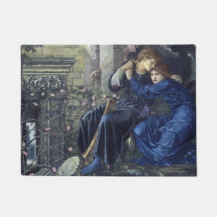 Love Among the Ruins (by Edward Burne-Jones) Doormat