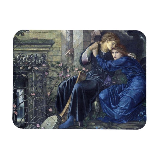 Love Among the Ruins (by Edward Burne-Jones) Magnet (Horizontal)