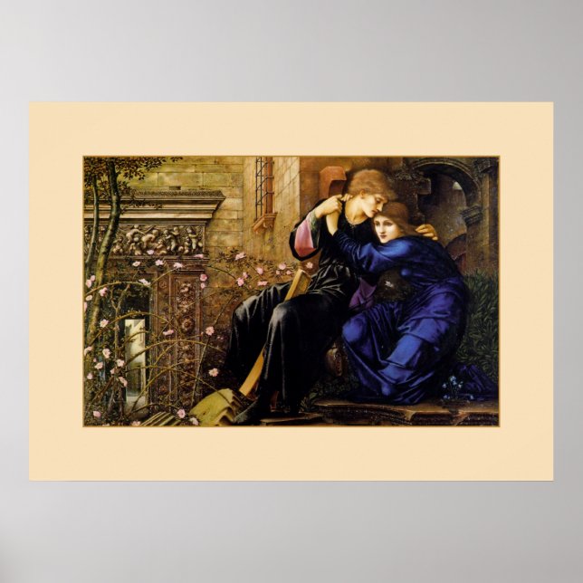Love among the ruins -  Pre-Raphaelite Poster (Front)