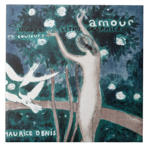 Love (Amour), Maurice Denis Ceramic Tile